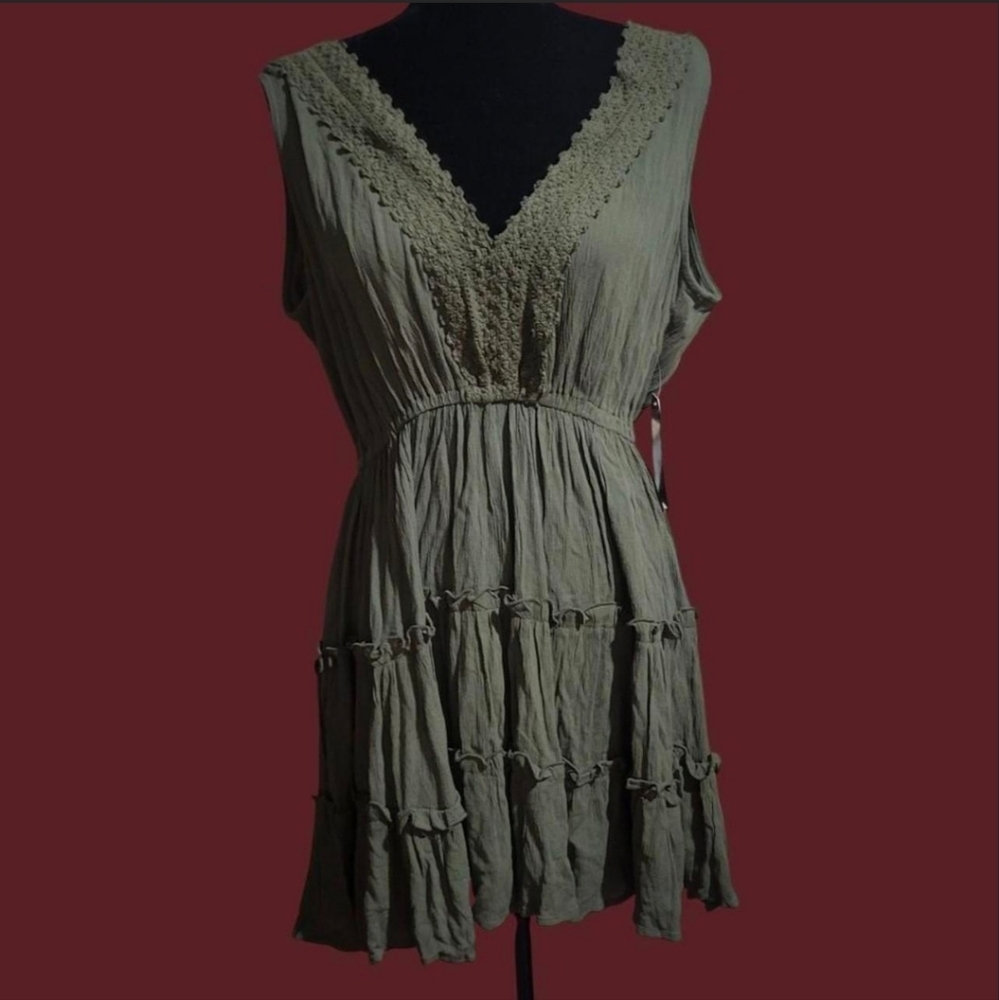 Fairy Olive Green Dress